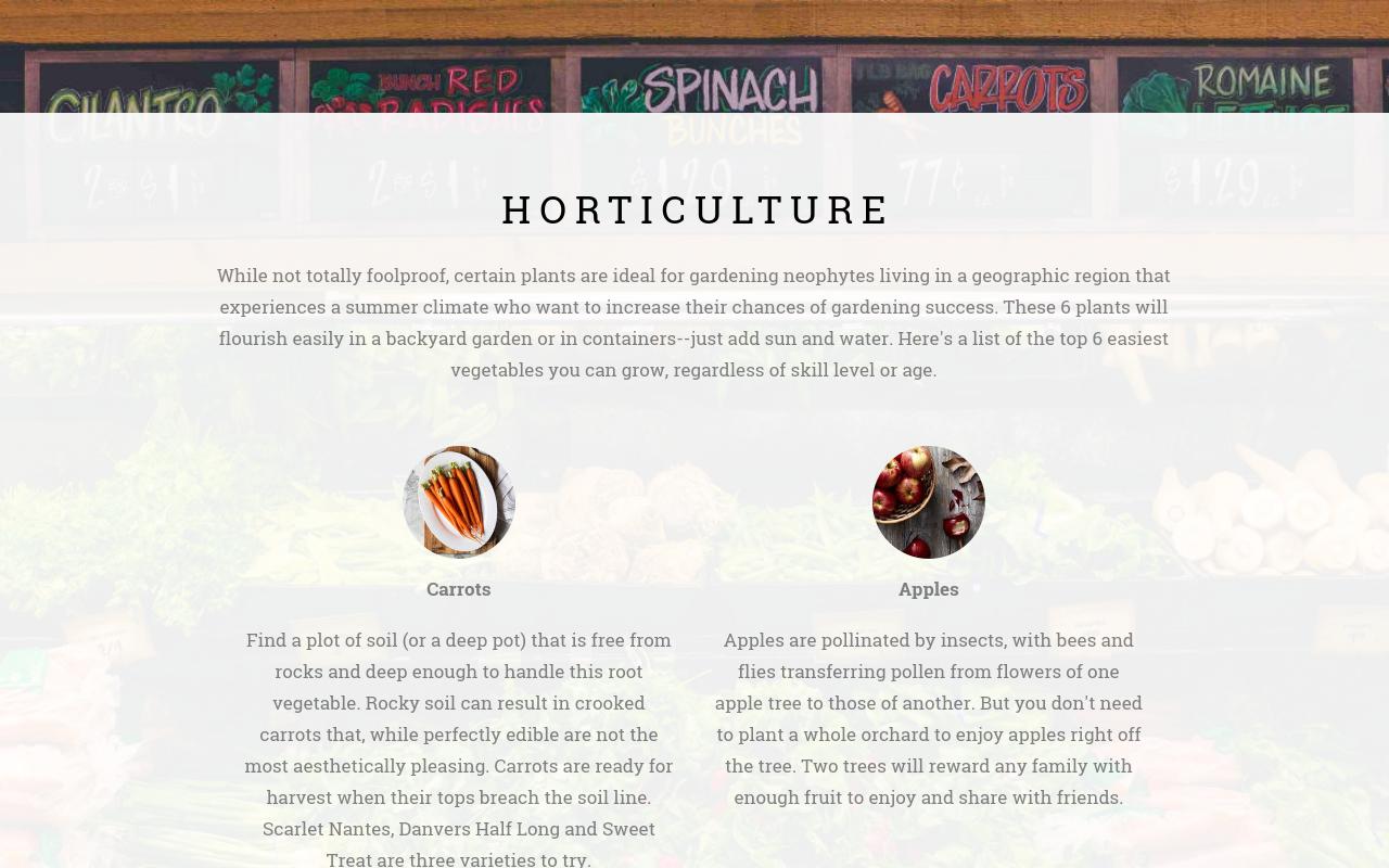 Carrd profile picture for @horticulture
